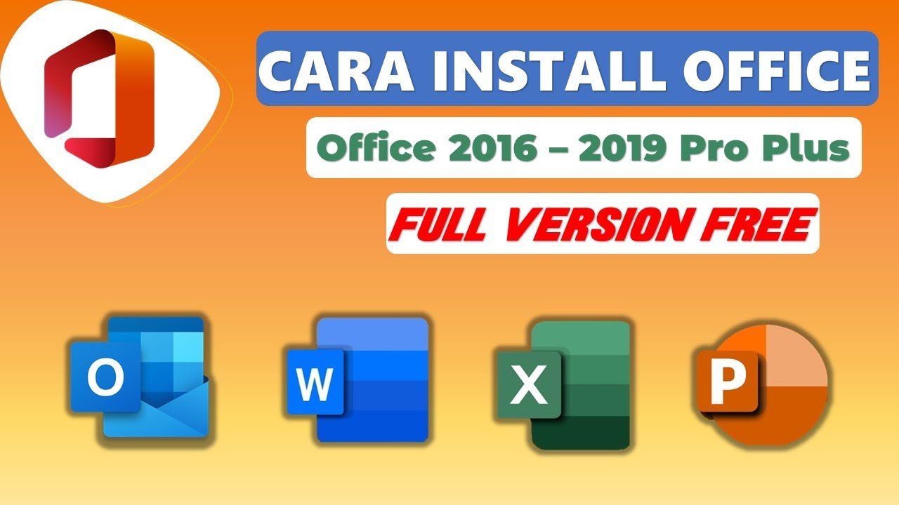 CARA INSTALL OFFICE 2019 FULL VERSION - YouTube