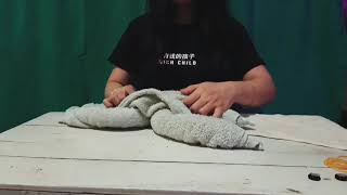 TOWEL ART UDINUS | Towel art monkey ( House keeping supervisory task)