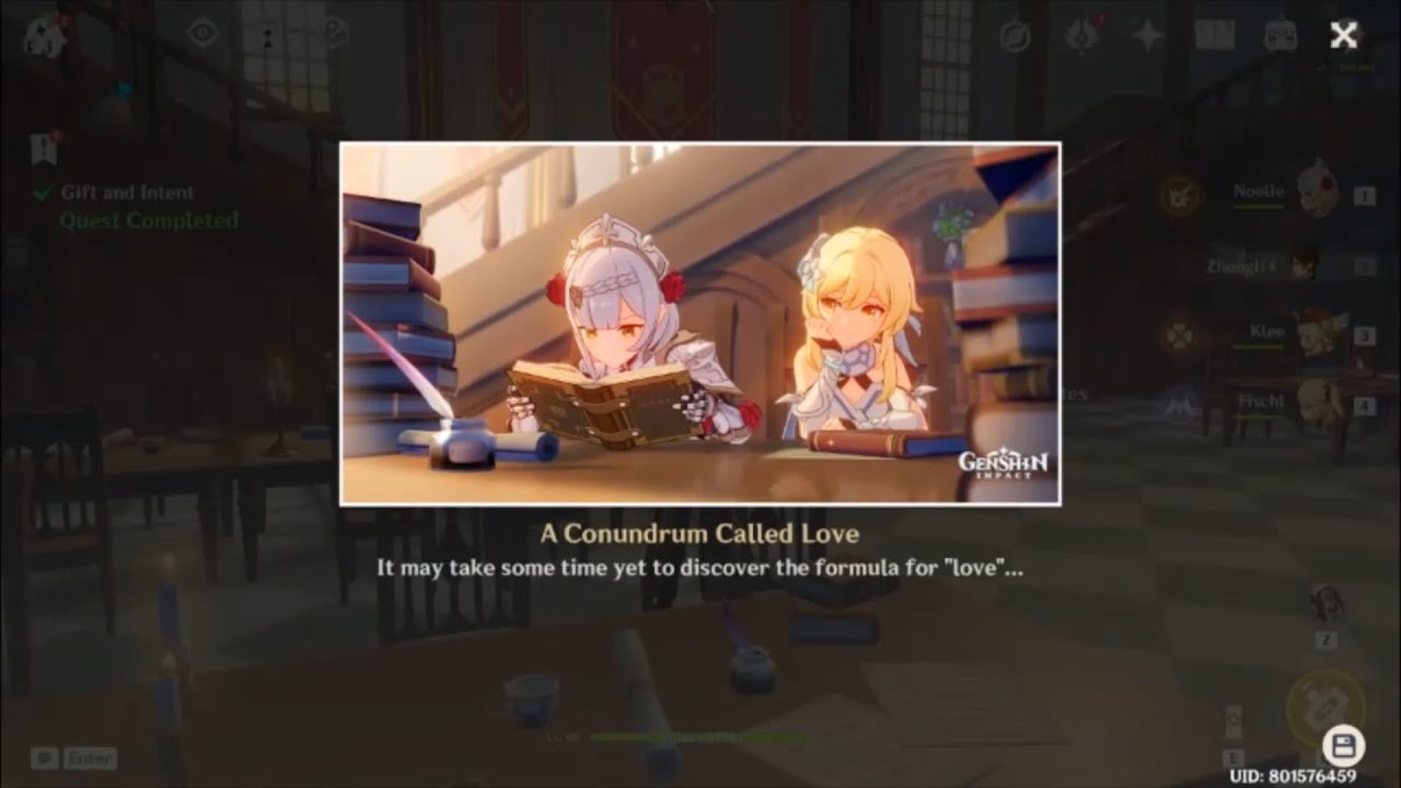 Hangout Event: Noelle | The "A Conundrum Called Love" Ending - Genshin Impact