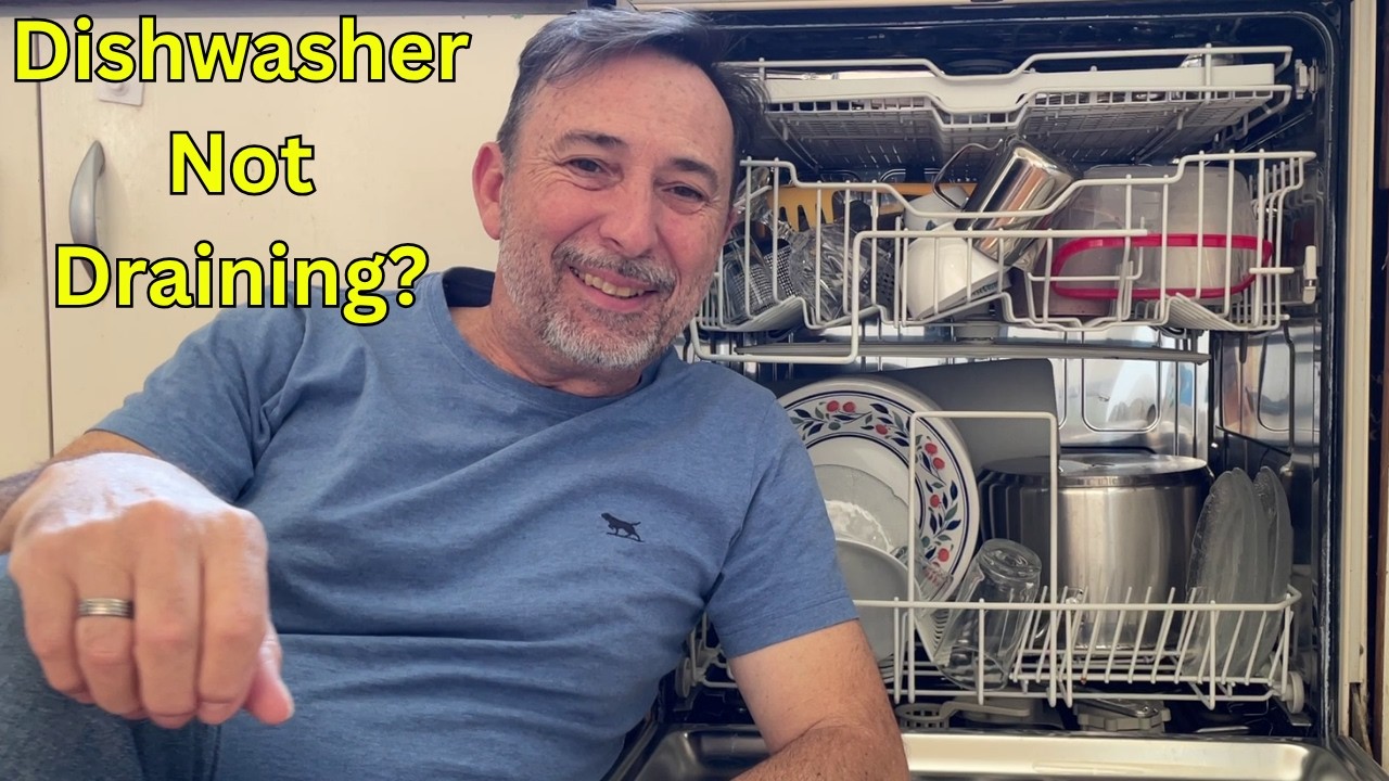 How To Fix a Dishwasher That Won't Drain - YouTube