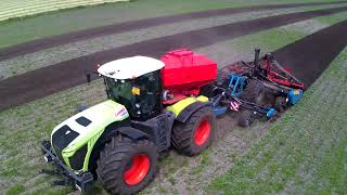 CLAAS XERION 4000 IMANTS 38 SFX 6M SEEDING FIBERHEMP