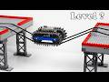 Rope Bridge Challenge for LEGO Tank - Make It Cross? | Smart Lego