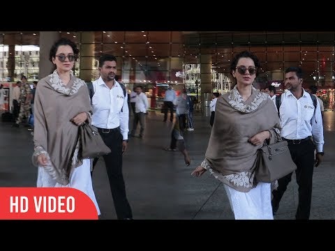 Kangana Ranaut spotted At Mumbai Airport | Back From Panga shoot