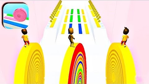 Layer Roll- REVERSE VERSION-🤪All Level Mobile Gameplay-Very Satisfying and Relaxing ASMR-Video PUT65