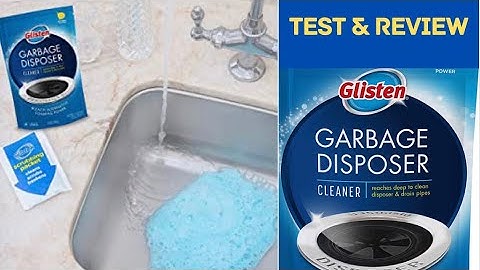 Glisten Garbage Disposer Cleaner Review.Testing & Review |How To Clean Your Kitchen Sink & Disposal