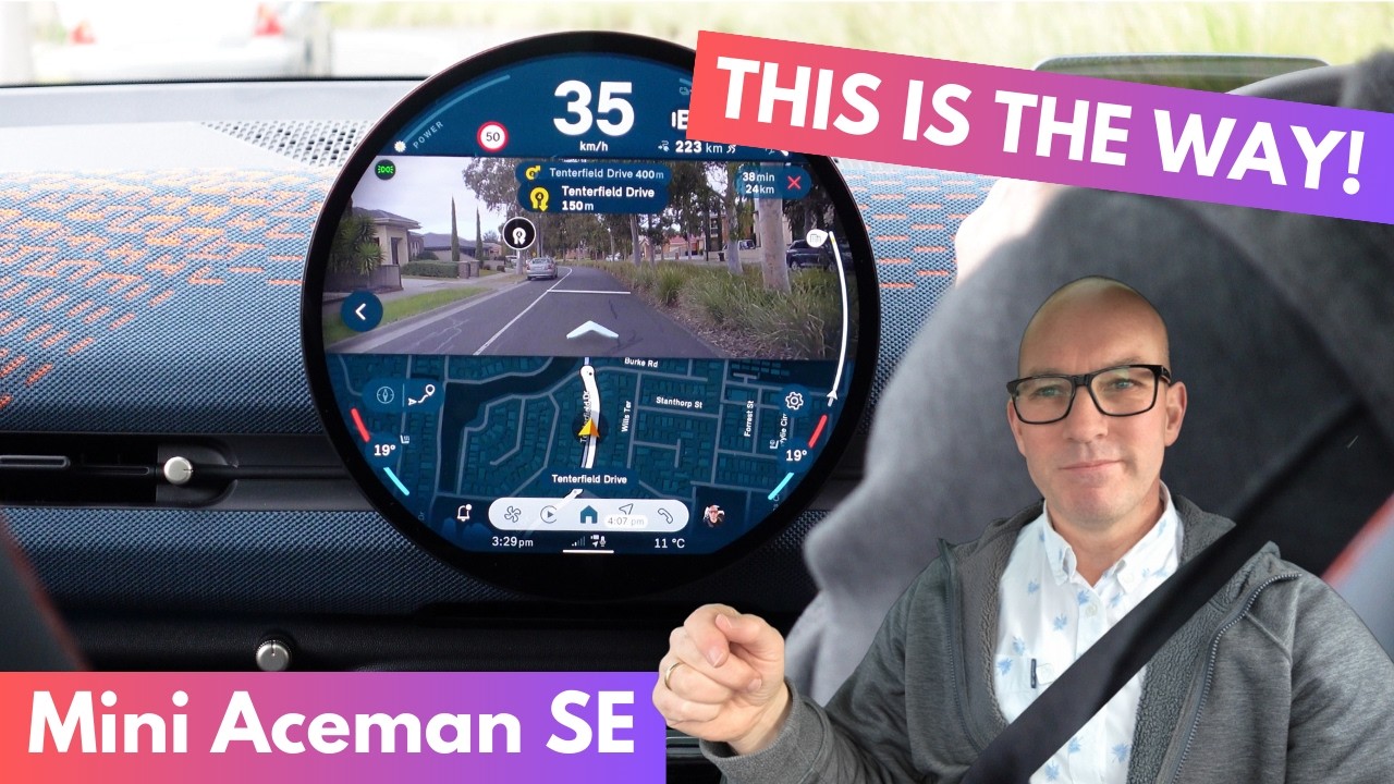 2026 Mini Aceman SE In-Car Navigation beats all others! But its range...