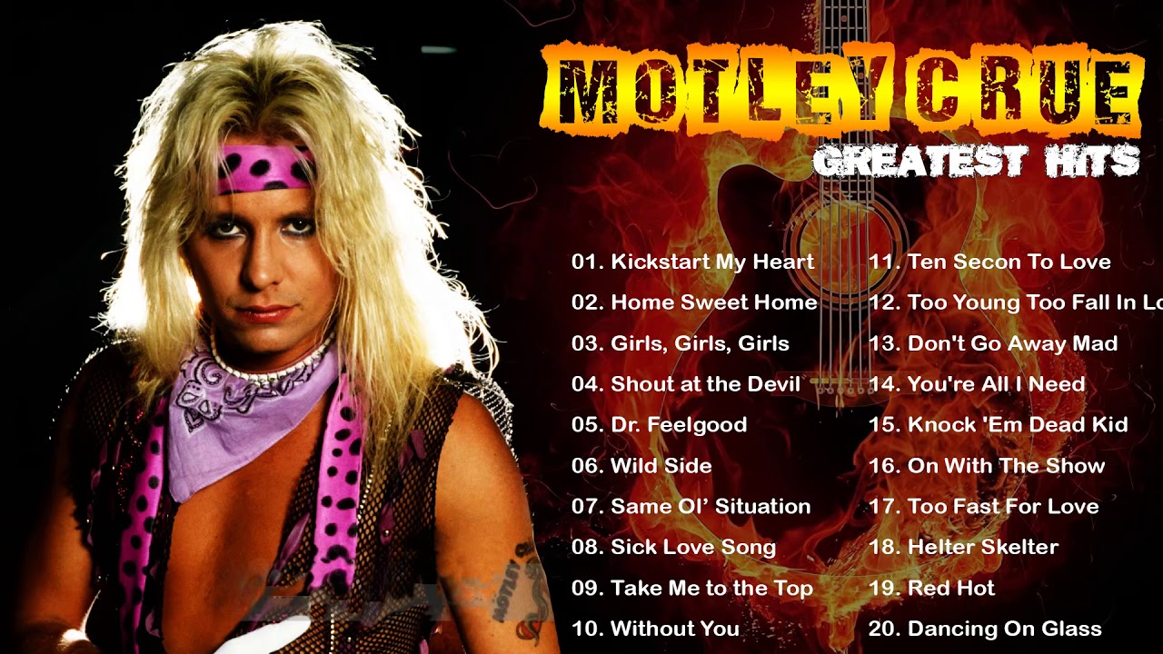  Motley Crue Greatest Hits Full Album  Best Songs Of Motley Crue Collection