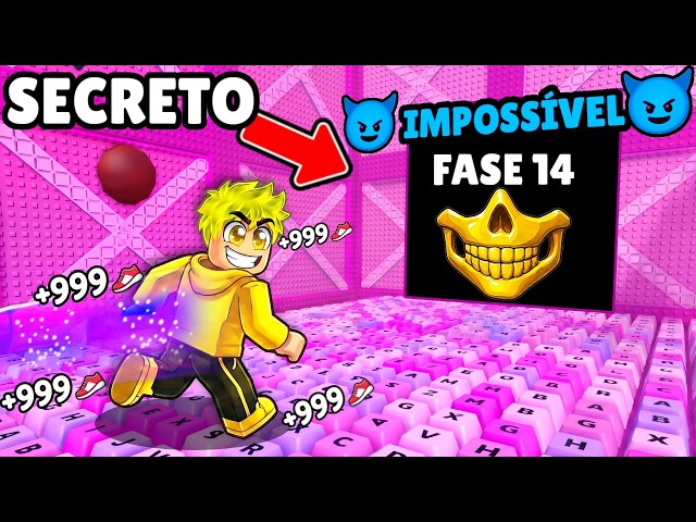 ZEREI AS NOVAS FASES SECRETAS DE ADMIN NO PARKOUR DE TECLADOS