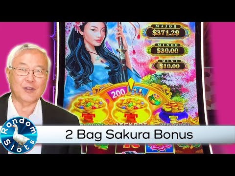Samurai 888 Spin Sakura Slot Machine 2 Bag Bonus