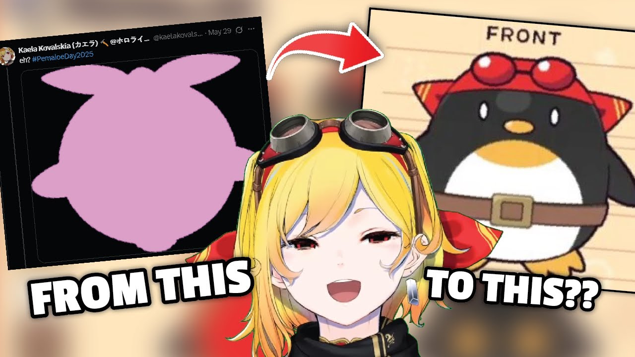 Kaela has the most unique way to reveal something..