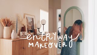 DIY Entryway Makeover | painting my dream arch wall
