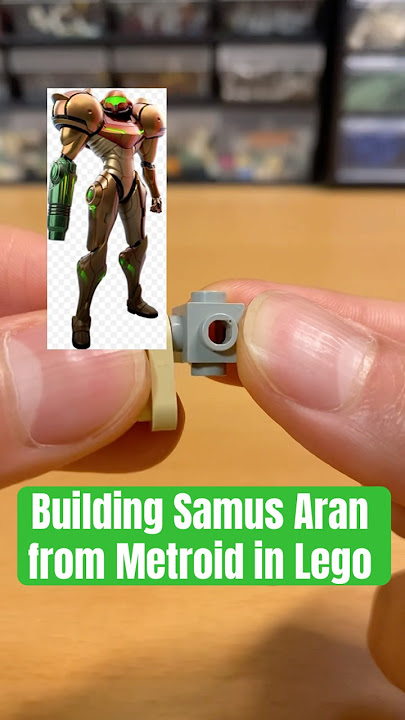 Lego Samus Aran from Metroid #lego #legomoc #metroid #samusaran