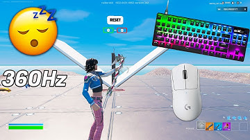 Steelseries Apex Pro TKL ASMR 🏆1v1 BuildFights 😴 Satisfying Keyboard Fortnite 360 FPS 4K