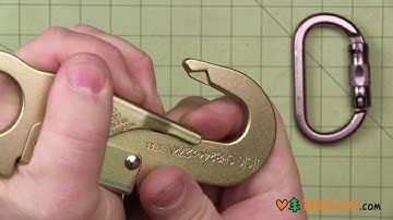 ISC Double Action Steel Snaphook - TreeStuff.com 360 View