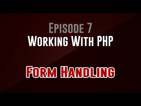 [Working With PHP]