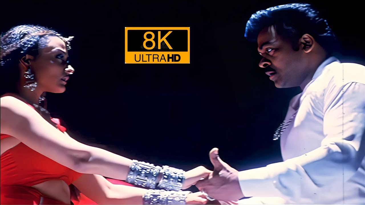 8k UHD songs 60fps Ammo nee amma (Telugu) full resolution 8k Anji chiranjeevi 