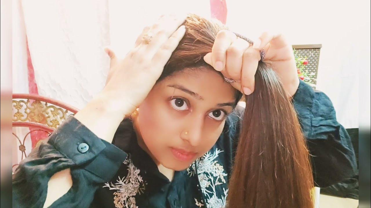 U Shape Hair Cut At Home In Telugu #u_shape_hair_cut U shape hair cutting video_self hair cut_U shape