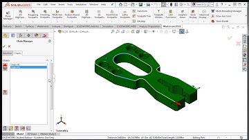 11 - Mastercam for SolidWorks - Altering Selected Chains