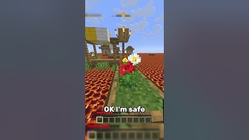 the whole word is MAGMA??!!  #minecraft #minecraftshorts