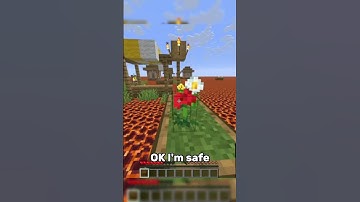 the whole word is MAGMA??!!  #minecraft #minecraftshorts