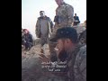 اللحظات الأخيرة قبيل رحيل القيادي في الجيش أبو مصعب شنان على جبهة عين العرب بريف حلب 