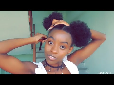 4 SIMPLE HAIRSTYLES ||4C Natural hair|| - YouTube