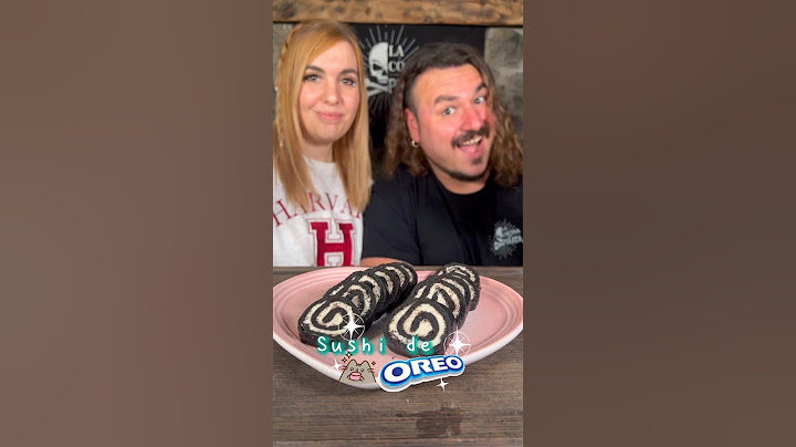 Sushi de oreo con dos ingredientes 😍💖 con Pirata #recetas #recetasfaciles