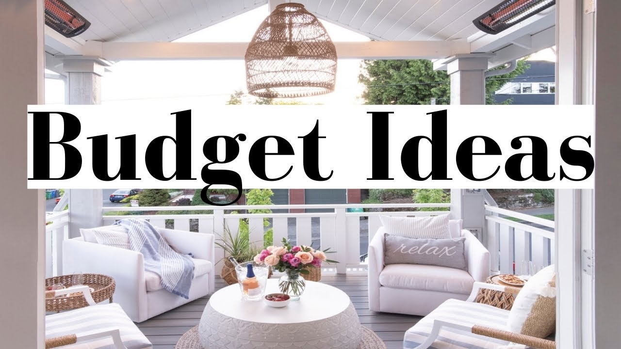 Outdoor Furniture Ideas on a BUDGET YouTube