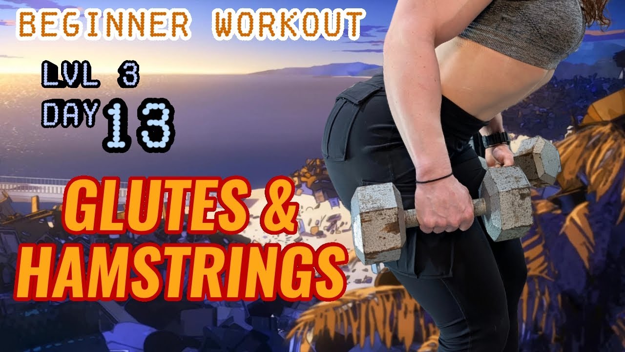 20 Min Abs, Glutes & Hamstrings Workout - Beginner Lvl 3 - Day 13 - YouTube
