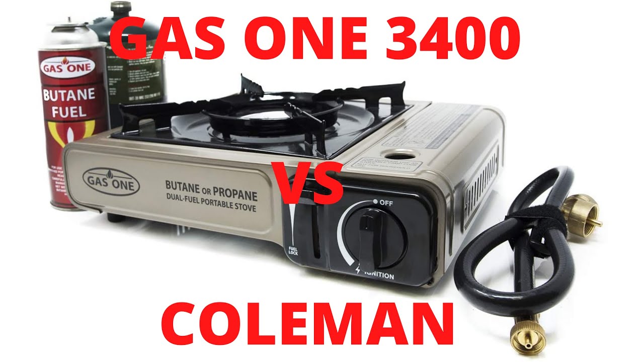 Gas One 3400 Dual Fuel Stove VS Coleman YouTube