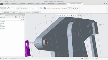 6. ASSEMBLY OF PARTS IN CREO | PART II | CREO BEAM ENGINE TUTORIAL