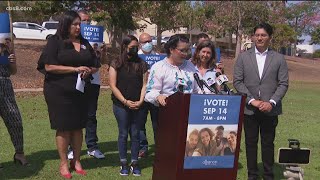 Community leaders make final push for the Latino vote in recall election