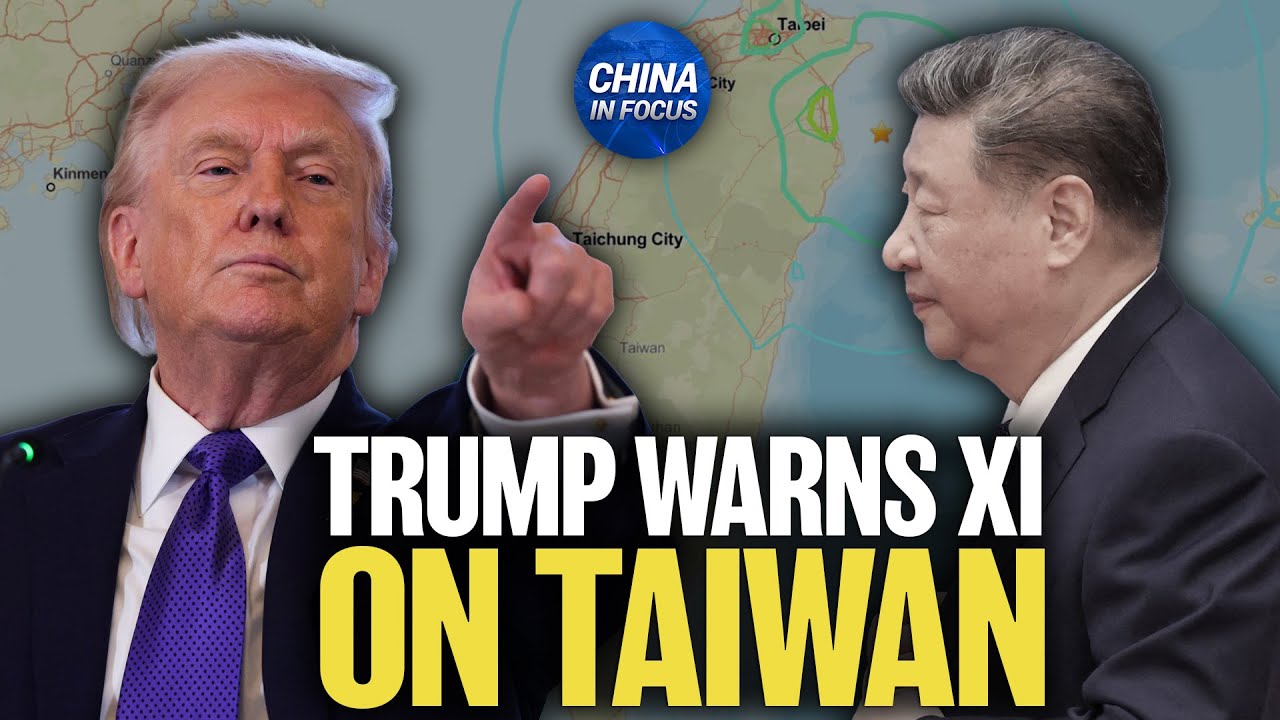 Was the U.S. strike in Venezuela a blueprint for a Chinese attack on Taiwan? President Donald Trump weighs in—and now Beijing will have to respond.

The United States takes control of a fifth oil tanker in the Caribbean. Authorities say the vessel was smuggling oil to evade sanctions.

Demonstrations on American soil supporting Venezuela’s ousted leader Nicolás Maduro: Who’s backing them? An American billionaire currently residing in China has been subpoenaed. We take a closer look.

00:00 Intro
00:55 Trump: Xi Wouldn't Dare Attack Taiwan on My Watch
02:32 US Seizes 5th Oil Tanker in Caribbean
03:16 Trump Cancels 2nd Wave of Attacks on Venezuela
04:14 Trump Says He Will Meet With Machado Next Week
05:06 Venezuela Begins Freeing Political Prisoners
05:51 Trump: US to Begin Land Strikes on Cartels in Mexico
06:36 Trump Warns Iran Against Attacking Protesters
07:42 China-Linked US Billionaire Subpoenaed Over Protests
10:15 Pro-CCP Billionaire Funds Anti-ICE Groups
11:48 Protests Intensify in Iran After Internet Shutdown
14:28 China, Russia, Iran Hold Naval Drills Near South Africa
16:43 Disney CEO Meets Top Chinese Official
18:03 China to Probe Meta's Acquisition of Manus AI
20:02 US Lawmakers Urge Reviews on iRobot-China Deal
21:33 SCOTUS Pauses Ruling on Challenge to Trump Tariffs

🇺🇸 Stay updated with breaking news, special reports, and LIVE COVERAGE on NTD: https://ept.ms/NTDlive_

💛 Support us to fight for the truth:
https://donorbox.org/china-in-focus
  
🔵 Sign up for our NEWSLETTER and stay in touch:
https://www.ntd.com/newsletter.htm

🧶 'The Final War' Documentary DVD:  
https://www.ntdgiftshop.com/product-page/the-final-war-documentary-dvd-a-100-year-plot-to-defeat-america

-
© All Rights Reserved.