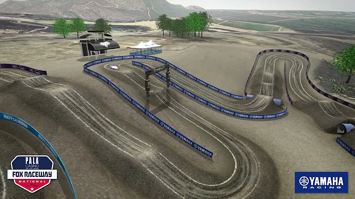 Fox Raceway National 2025 - Yamaha Animated Track Map