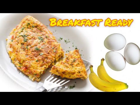 வாழைப்பழம் ஆம்லெட் | How to Make Egg Omelette Banana | Morning Breakfast | #Tamil -