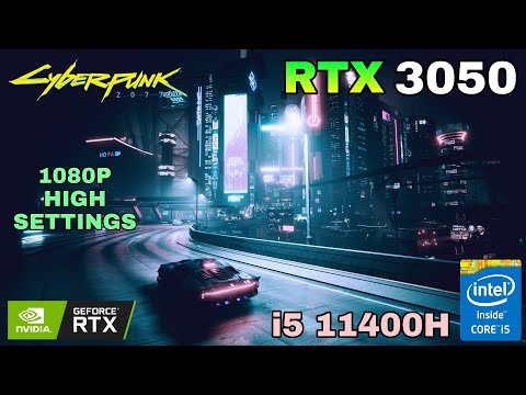 Cyberpunk 2077 - RTX 3050 Laptop + i5-11400H - FSR Update (Patch 1.5)