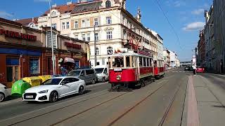 Historická Tramvaj 130.Let Elektrické Dráhy Praha - Libeň - Vysočany točeno dne: 22.3.2026 🚋🚋