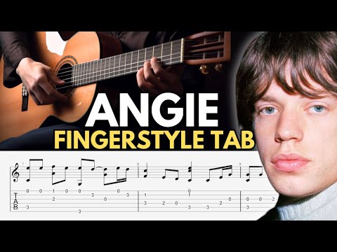 Angie Fingerstyle Tab - The Rolling Stones 