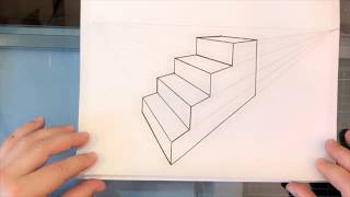 2 Point Perspective Staircase By Peel
