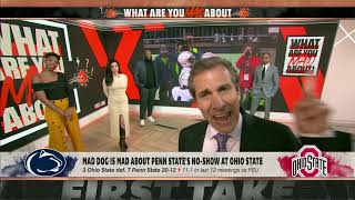 Mad Dog CRACKS DOWN on the Penn State defense 🥵 | First Take