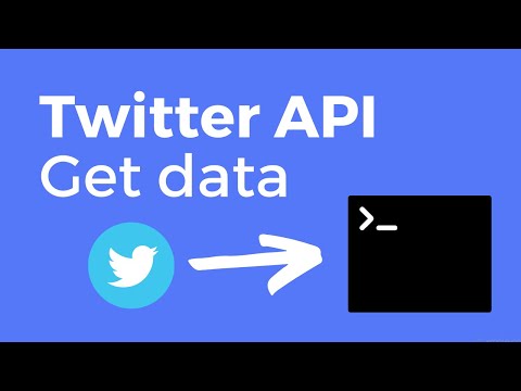 How to connect to Twitter API 2021 | #2 GET DATA