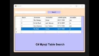 C# Mysql Search Data & Show In GridView [Source Code] Net Worth