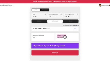 How to migrate from Geyser to Ampleforth Beehive v1