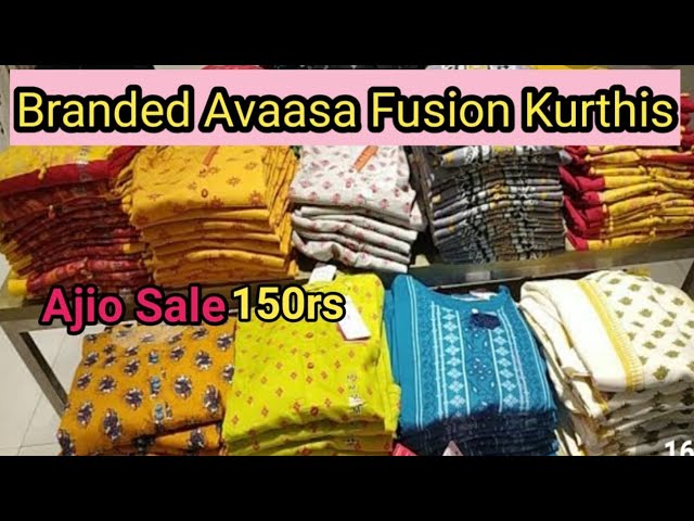 Buy Indigo Kurtas for Women by AVAASA MIX N' MATCH Online | Ajio.com