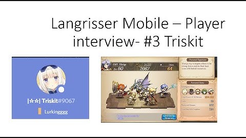 Interview to Triskit on APEX Arena on Langrisser Mobile