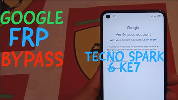 TECNO SPARK 6 KE7 GOOGLE ACCOUNT FRP  HOW TO REMOVE GOOGLE ACCOUNT STUCK IN LOGO AFTER FRP SOLUTION