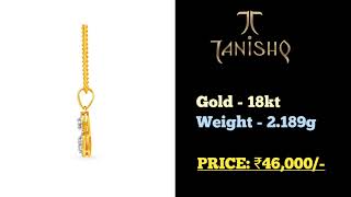 #Tanishq Gold Pendant Designs With Price || #Tanishq Gold Pendant