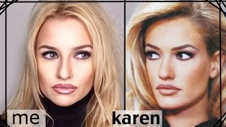 Karen Mulder Makeup Transformation