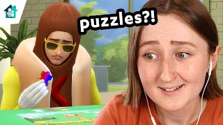 i tried only making money from PUZZLES in the sims