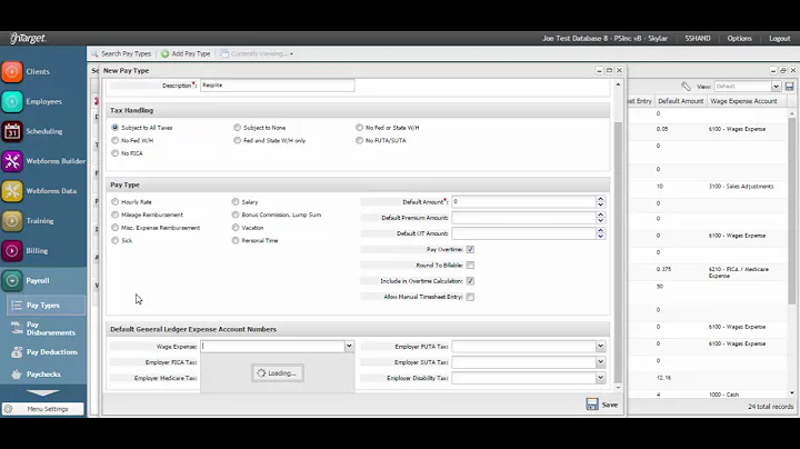Payroll: How to Add Pay Types